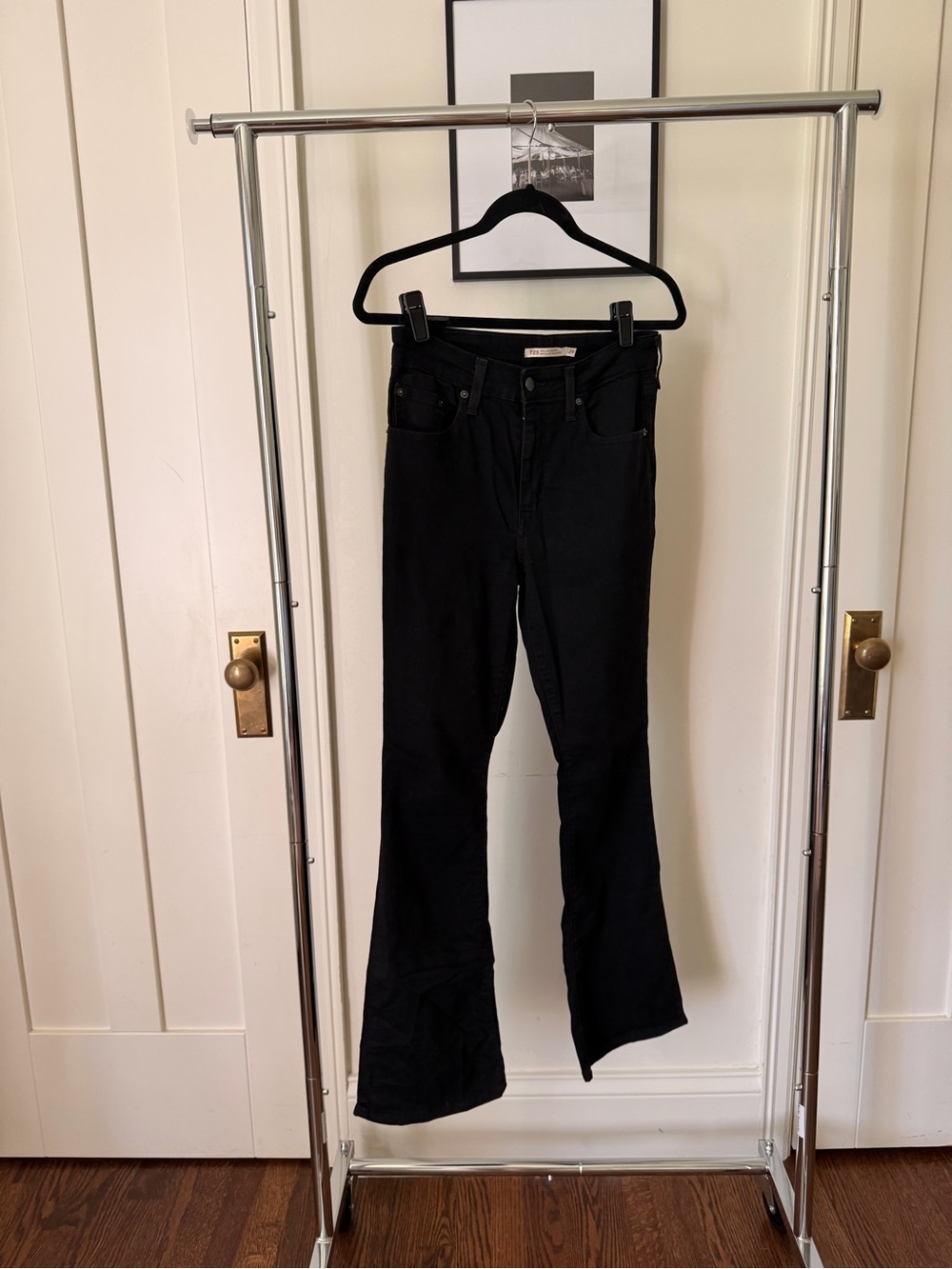 NWOT Levi's Black Wide-Leg Flare Jeans - Women's